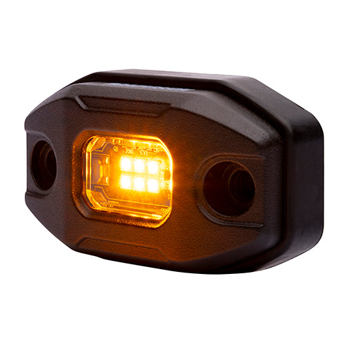 Roadvision LED Work Light Rect 6W Amber Flood Beam