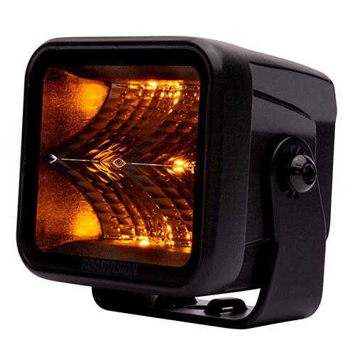 Roadvision LED Work Light Rectangular 18W Amber Flood Beam