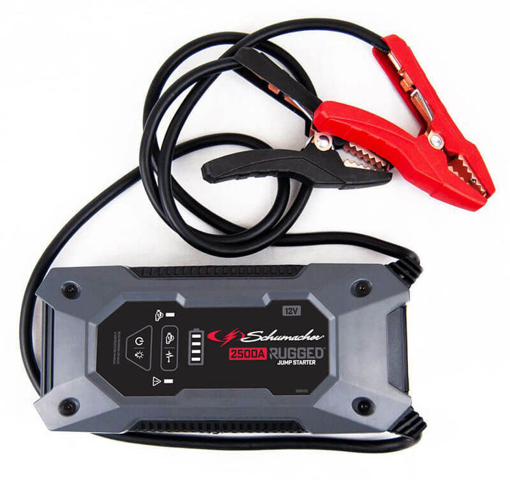 Schumacher Lithium Booster 2500A Peak 1x2.4A USB Port and Built-in Light