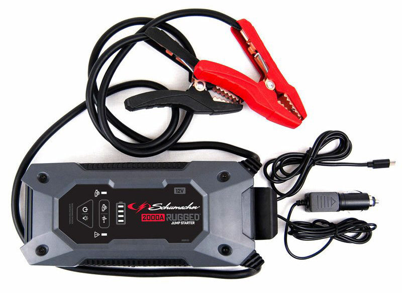 Schumacher Lithium Booster 2000A Peak 1x2.4A USB Port and Built-in Light