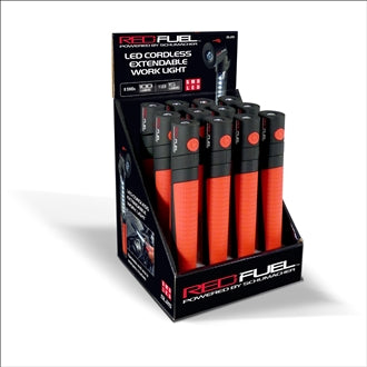 Roadvision LED Cordless Extendable Work Light 100lm Magnetic AAA Batteries 195x29x32mm