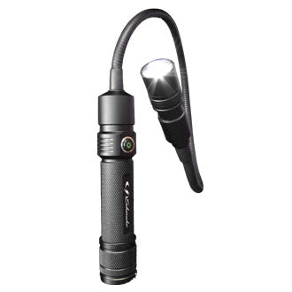 Schumacher Rechargeable Flexible Torch Aluminium With Magnetic Base, Adjustable Output & Beam