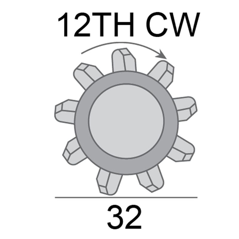 Starter 12V 1.2KW 12TH CW Suits Holden Commodore VZ V6 ENG LY7 - SNJ506