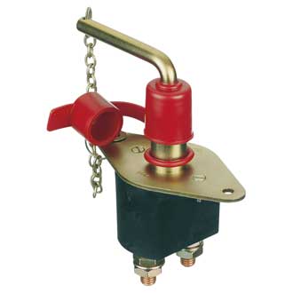 Battery Master Switch 12/24V 250A Single Pole On/Off with Removable Key And Dust Cover