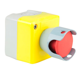 Emergency Stop Switch Push Button With Guard Spring Return Off Only