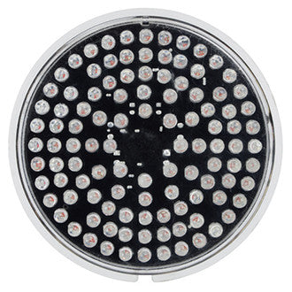 Roadvision LED Arrowboard Lamp Amber 12V 111 LED's 110mm Recessed Mount Black Background OE Packed