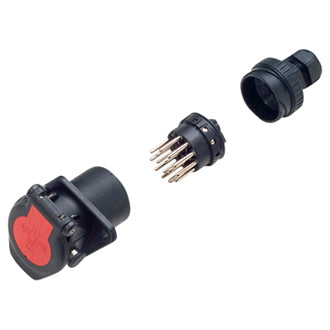 Trailer Socket 15P 24V Screw Terminals 15.5 Bayonet Outlet