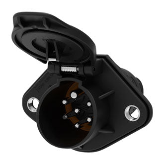 Trailer Socket H/D 7 Pin Round AE-J560 IP Rated