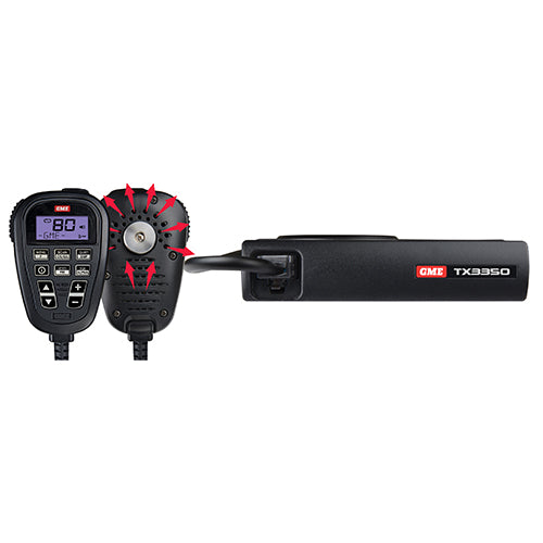 GME UHF Radio 5W Compact With SoundPath Speaker Microphone CB Radio