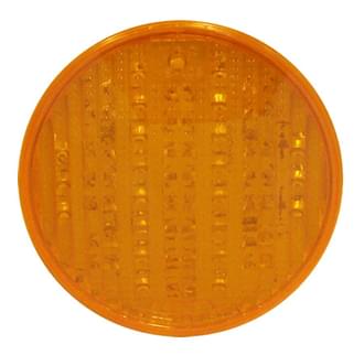 Roadvision Light Round 4in LED 10/30V 60 Led 108 X 45 X 108 Amber