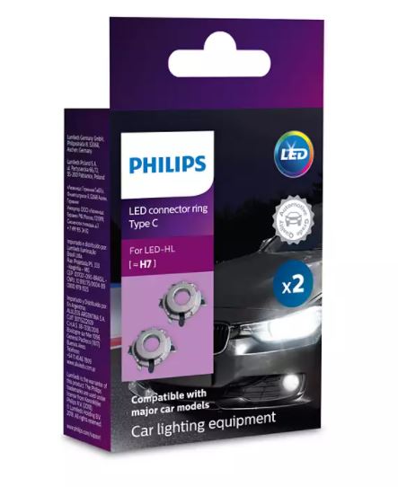 Philips H7 LED Adaptor Ring Kit Type C