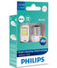 Philips LED Globe 12V S25 / P21/5 6000K White Stop-Tail 150/45lm BAY15D Base Ultinon LED [Pair]