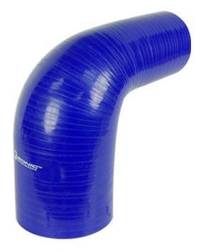 Blue Silicone Hose Reducing Elbow 90-Deg