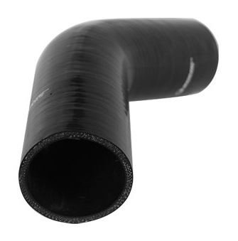 Black Silicone Hose Elbow 45-Deg x 6 inch Leg 1.50" - 4.00"