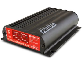 Redarc DC To DC In-Vehicle Battery Charger With 9 - 32V Input 24V Output 20A Rating Variable Voltage Alt