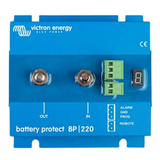 Victron Battery Protect 12/24V 65A Adjustable Trigger Voltage Set Point BPR000065400