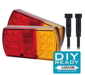 Roadvision LED Combination Lamp 6X4 Trailer Kit With LEDLink Harness BR207 Series