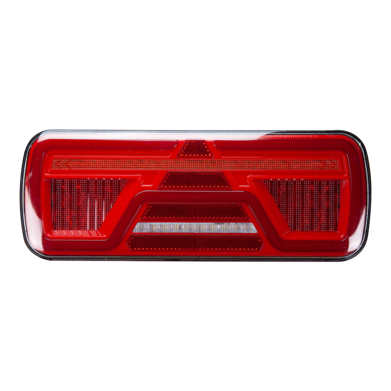 Roadvision LED Combination Lamp Right Side 10-30V Stop/Tail/Ind/Rev/Fog/Ref with Sequential Indicator Glow Park