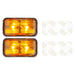 Roadvision LED Clearance Light Amber BR7 Series Twin Pack