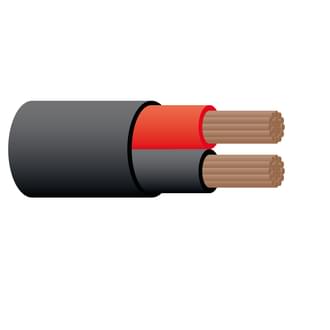 Tycab 5mm Twin Sheath Cable - Red/Black 30m
