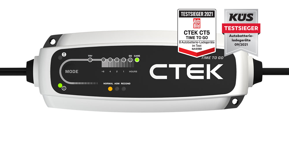 CTEK 12V CT5 Time To Go Battery Charger 5A