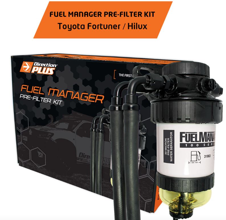Direction Plus Fuel Manager Pre-Filter Kit Hilux/Fortuner