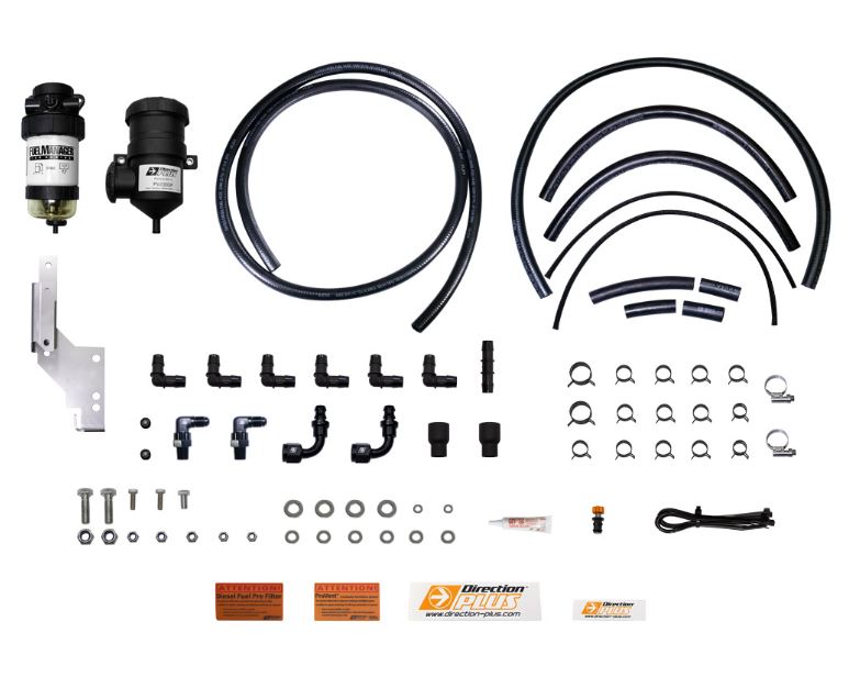 Direction Plus Fuel Manager Pre-Filter + Provent Dual Kit D-MAX/BT50 2020/2021