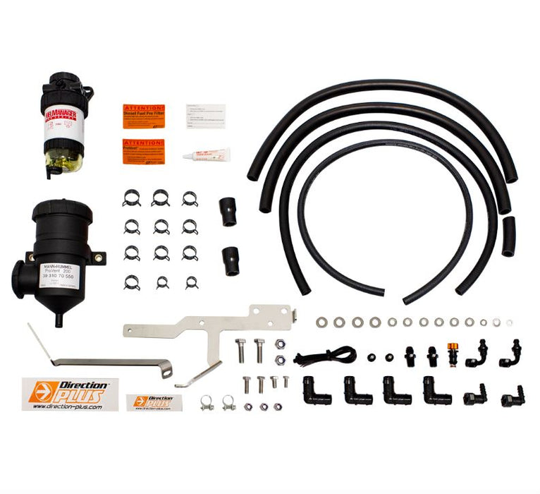 Direction Plus Fuel Manager Pre-Filter + Provent Dual Kit Suits Ford Ranger, Everest, Mazda BT50