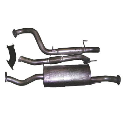 Mild Steel Exhaust System 3" Suits Toyota Land Cruiser 100 Series 4.2L D