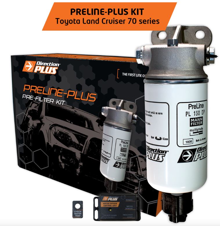 Direction Plus Preline-Plus Pre-Filter Kit Landcruiser 70 (PL625DPK)