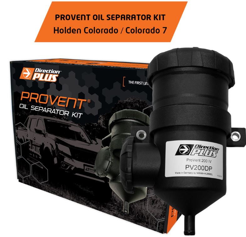 Direction-Plus ProVent Oil Separator Kit Suits Holden Colorado / Colorado 7 models.