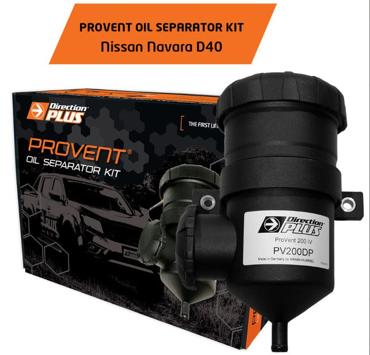 Direction-Plus ProVent Oil Separator Kit Suits Nissan Navara D40