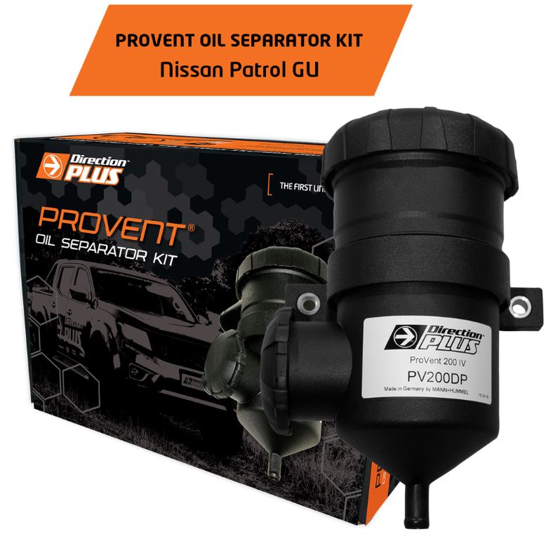 Direction-Plus ProVent Oil Separator Kit Suits Nissan Patrol