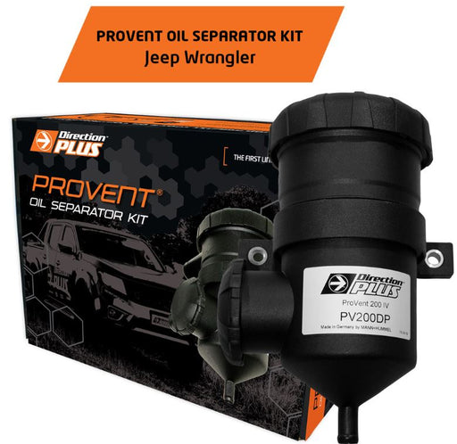 Direction-Plus ProVent Oil Separator Kit Suits Jeep Wrangler