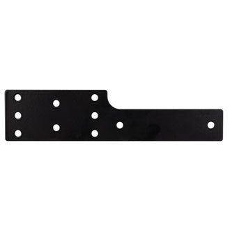 Roadpower Dual Trailer Connector Bracket, Matte Black Powder Coated, fits Anderson Connector and Flat Trailer Plug
