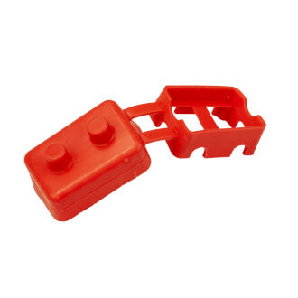 Roadpower Circuit Breaker Insulator Cover, Red, Single Pack