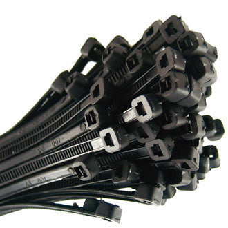 Roadpower Heavy Duty Black Nylon Cable Tie 200mm x 4.6mm X 100