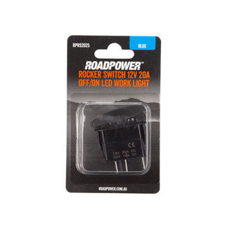 Switch Rocker 12V 20A 24V 10A OFF/ON SPST Work Light Symbol Amber Illumination