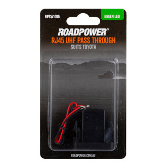 Switch Roadpower RJ45 Passthrough Suits Toyota Includes Harness 39 x 21mm Green LED