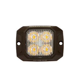 Roadvision LED Strobe Module Amber Surface Mount 10-30V 4 LED