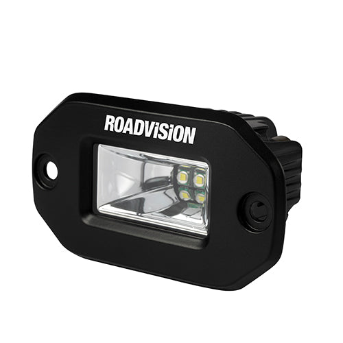Roadvision Rectangular LED Work Light 20W Flood Beam Flush Mount