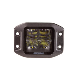 RoadvisionLED Work Light Square 40W Flood Beam Flush Mount