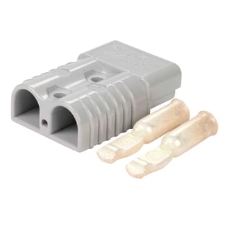Genuine Anderson Power Products 175A Grey Connector with 1/0AWG Contacts