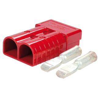 Genuine Anderson Power Products 350A Red Connector with 2/0AWG Contacts
