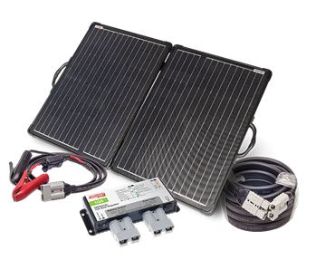 REDARC 120W Monocrystalline Folding Solar Panel Kit