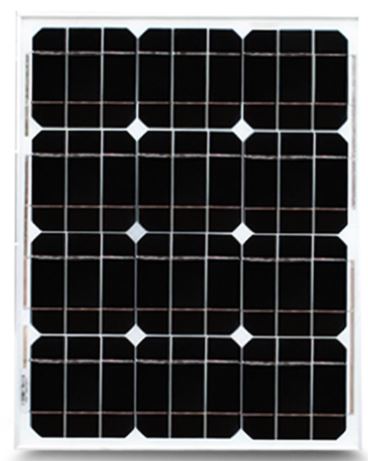 Solar Panel 55W-12V Mono 545x668x25mm series 4A SPM040551200