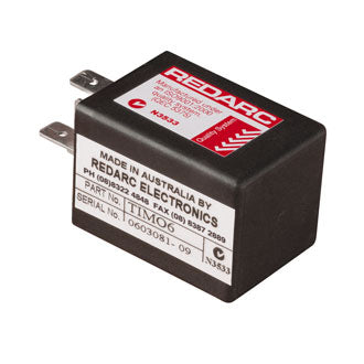 Redarc Timer Relay Adjustable 12/24V 10A Thermo Fan, Headlights Delayed Turn ON Temporary Output At Turn OFF
