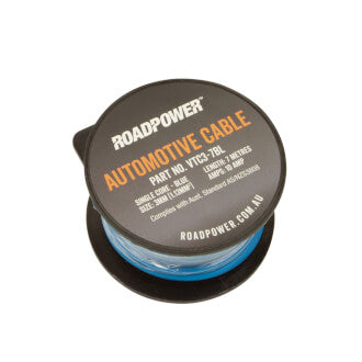 3mm Single Core Cable - Blue 7m 10A