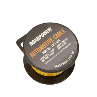 4mm Single Core Cable - Yellow 4m 15A